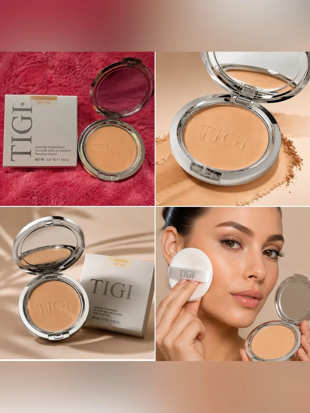 Set of 3 TIGI Shi Shi Powder Foundation